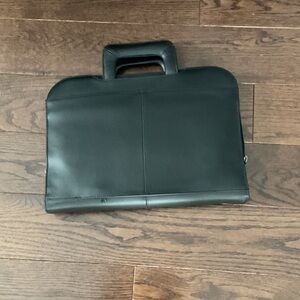 Dell Black Leather Men's Briefcase